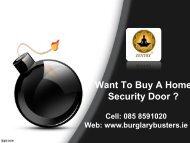 Want To Buy A Home Security Door