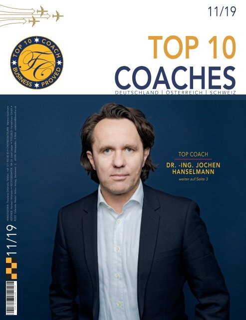 TOP COACHES/ Lufthansa Exclusive Magazin 11/19