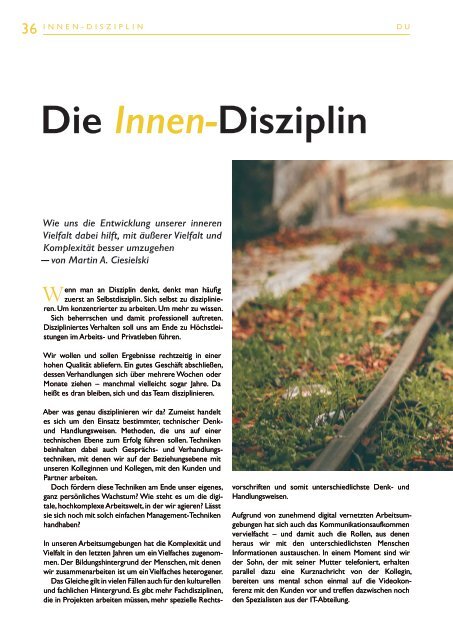 Deinfaktor10.de - Disziplin 