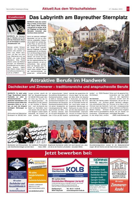 2019-10-27 Bayreuther Sonntagszeitung