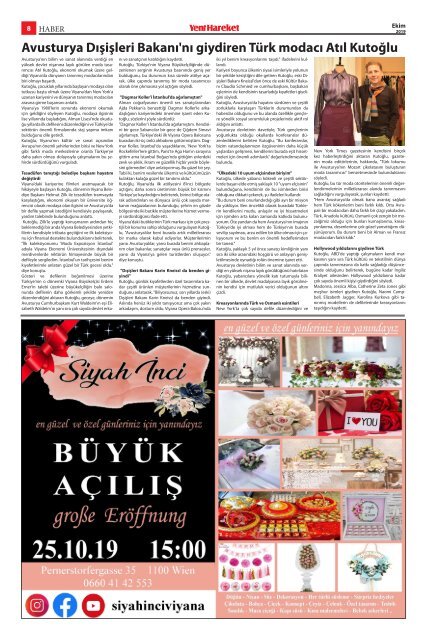 Yeni Hareket Gazetesi Ekim 2019 (Neue Bewegungszeitung Oktober 2019)