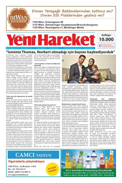 Yeni Hareket Gazetesi Ekim 2019 (Neue Bewegungszeitung Oktober 2019)
