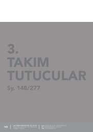 3. Bölüm - Takım Tutucular