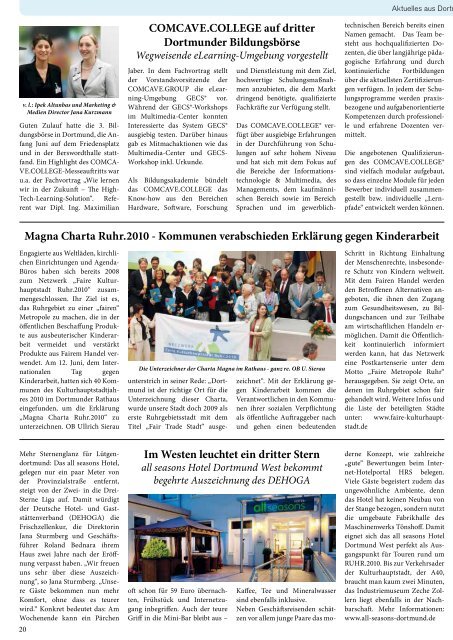 SGV Abt. Hörde - Dortmunder & Schwerter Stadtmagazine