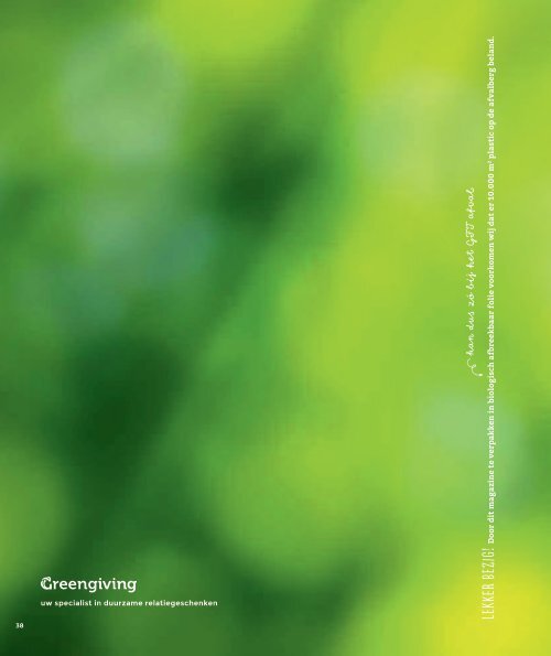 Greengiving inspiratiemagazine