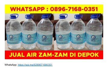 WA 0896–7168–0351 Agen Air Zam Zam Asli di Depok