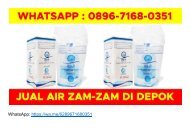 WA 0896–7168–0351 Agen Air Zam Zam di Jogja di Depok