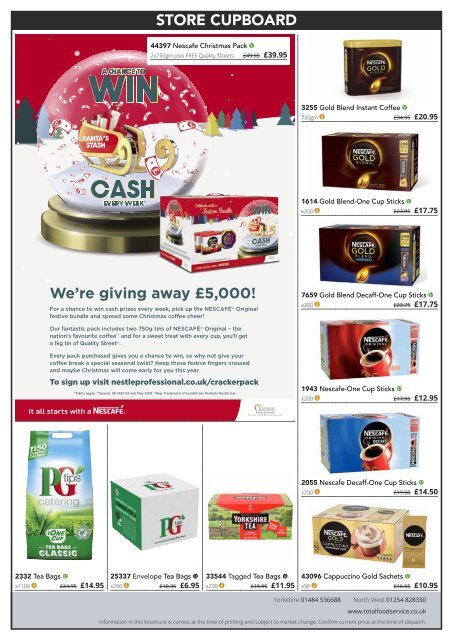 Christmas Essentials & Offers for Foodservice