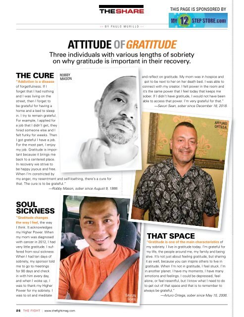 THE FIGHT CALIFORNIA'S LGBTQ MONTHLY MAGAZINE NOVEMBER 2019