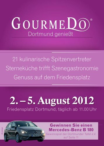 2. – 5. August 2012 - GourmeDo