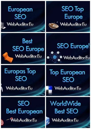 Top European Online Marketing Consulting #WebAuditor.Eu for Best SEO in Europe