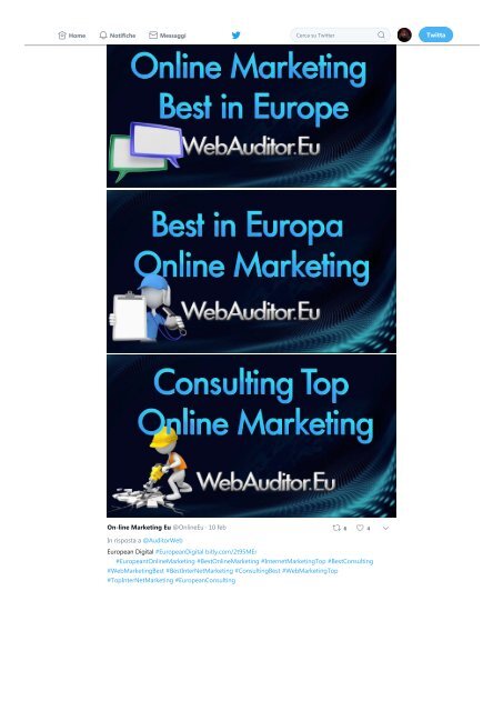 European Online Marketing #WebAuditor.Eu Advertising Consulting Top #EuropeanSEO  #EuropeanSearchMarketing #EuropeanContentMarketing #EuropeanDigitalMarketing