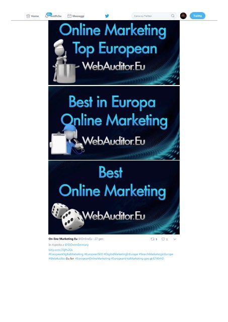 European Online Marketing #WebAuditor.Eu Advertising Consulting Top #EuropeanSEO  #EuropeanSearchMarketing #EuropeanContentMarketing #EuropeanDigitalMarketing