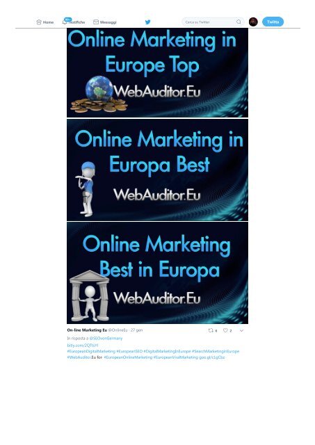 European Online Marketing #WebAuditor.Eu Advertising Consulting Top #EuropeanSEO  #EuropeanSearchMarketing #EuropeanContentMarketing #EuropeanDigitalMarketing