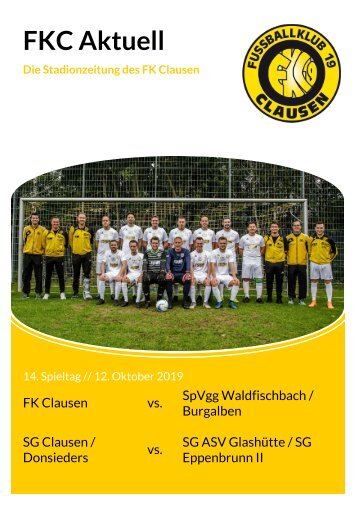 FKC Aktuell - 14. Spieltag - Saison 2019/2020