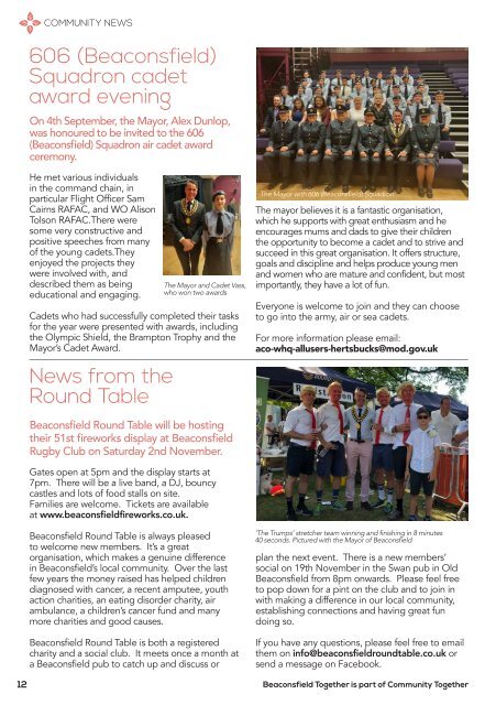 Beaconsfield Together (formerly Beaconsfield Local) November/December 2019 Issue