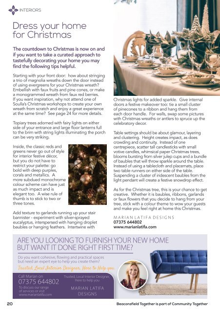 Beaconsfield Together (formerly Beaconsfield Local) November/December 2019 Issue