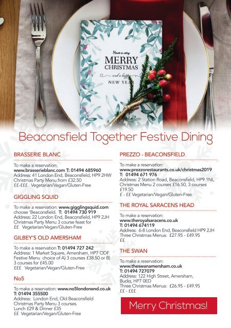 Beaconsfield Together (formerly Beaconsfield Local) November/December 2019 Issue