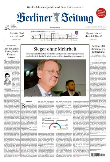 Berliner Zeitung 28.10.2019