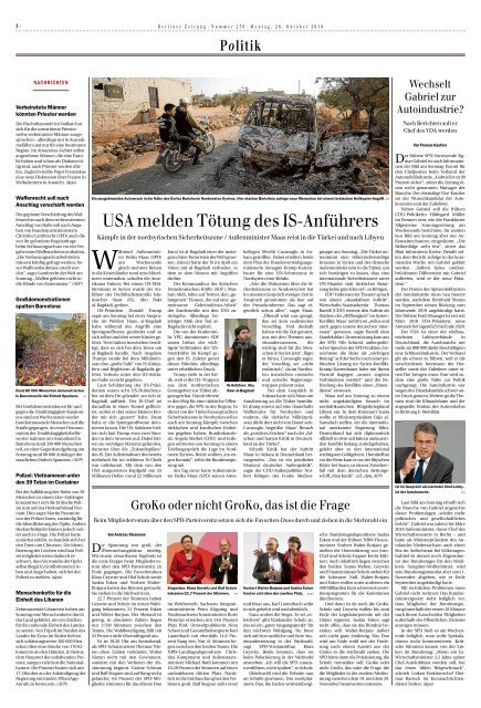 Berliner Zeitung 28.10.2019