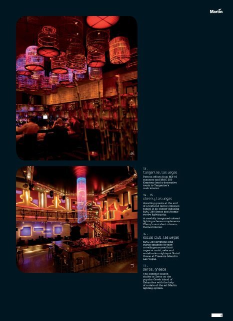 Club & Bar lighting magazine - Martin