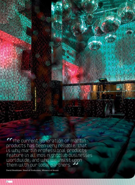 Club & Bar lighting magazine - Martin