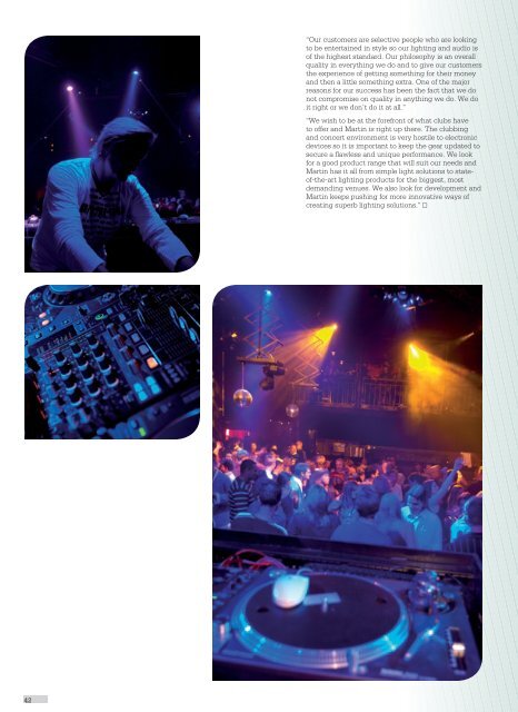 Club & Bar lighting magazine - Martin