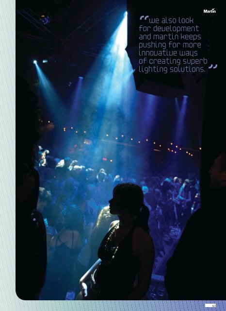 Club & Bar lighting magazine - Martin