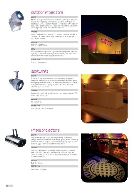 Club & Bar lighting magazine - Martin