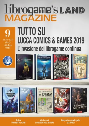Librogame magazine - ottobre 2019 - The Necronomicon Gamebook - intervista a Valentino Sergi