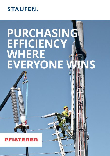 Purchasing Efficiency where everyone wins: Pfisterer a Success Stoy by Staufen AG