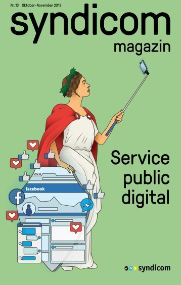syndicom magazin Nr. 13 ¦ Service public digital