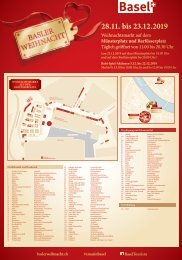 Platzplan und Liste der Stände - Barfüsserplatz