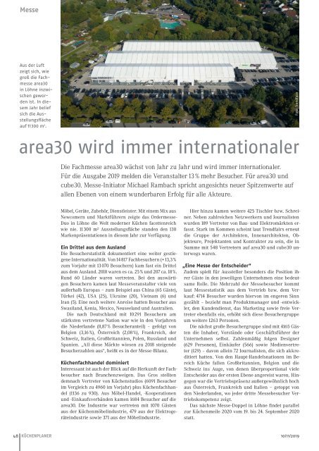 KÜCHENPLANER Ausgabe 10/11-2019