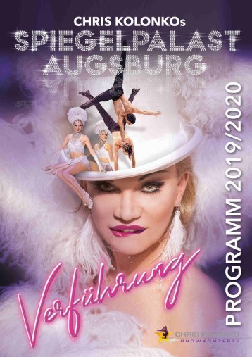 Programmheft Spiegelpalast Augsburg 2019-2020