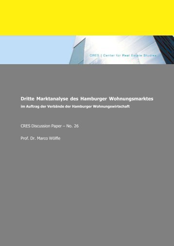 Die dritte Cres-Mietenstudie Hamburg