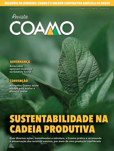 Revista Coamo Edição de Outubro de 2019