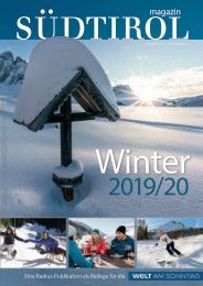 Südtirol Magazin Winter 2019/20 - Welt am Sonntag