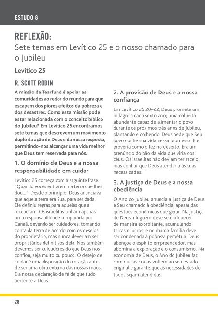 Jubileu: 50 estudos sobre pobreza e justiça