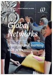 Global Networks: Strategies and learning with peers