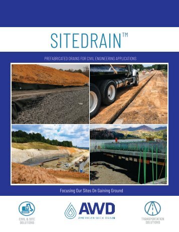 Page 11 AWD SITEDRAIN Civil Brochure 2019