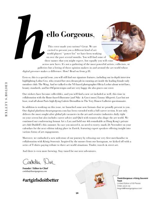 TheArtGorgeous - Issue 7 Fall/Winter 2019 