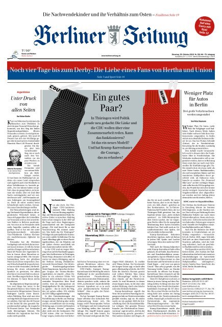 Berliner Zeitung 29.10.2019