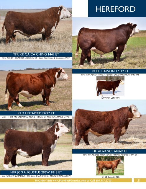 Pure Beef Genetics - Online Sire Guide