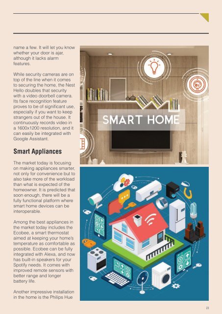 Smart Home Automation Trends, Technology Leaders magazine, Nov2019