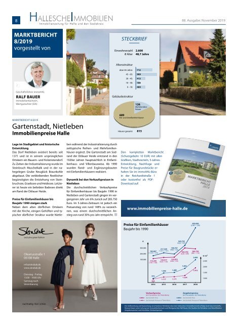 Hallesche Immobilienzeitung Ausgabe 88, November 2019