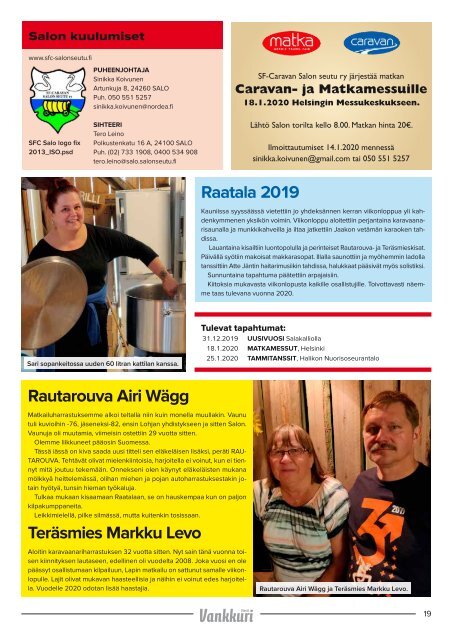 Vankkuriviesti 4 / 2019