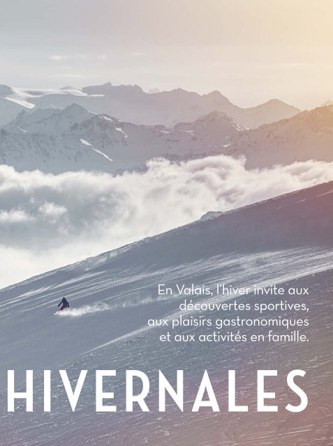 Magazine Valais Hiver 2019