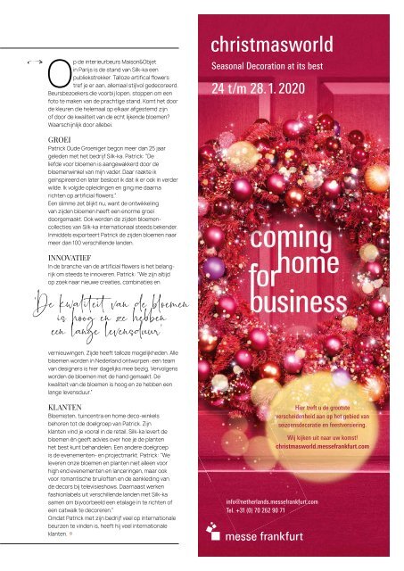 Home Deco Business Magazine | Editie 4 - 2019