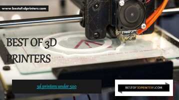 3d Printers Under 500